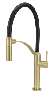 Смеситель для кухонной мойки Deante Corda Gold BR BRC_R72M