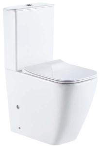 Напольный унитаз Cerutti Chika CT8708 безободковый с крышкой Soft Close