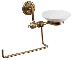 Держатель для полотенец Caprigo Royal 6718 c/br с мыльницей