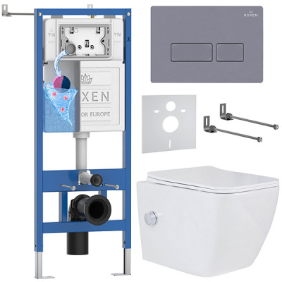 Комплект инсталляции 6 в 1 Roxen StounFix Dual Fresh 966807 с аромадозатором