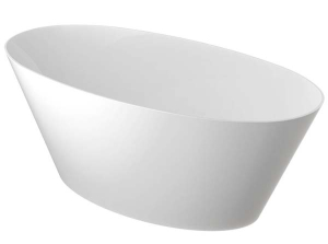 Ванна из искусственного камня Belux Дубай ВД-1600 белый матовый Solid Surface