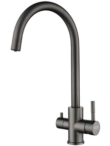 Смеситель для кухонной мойки Arfeka Dione Black PVD под фильтр