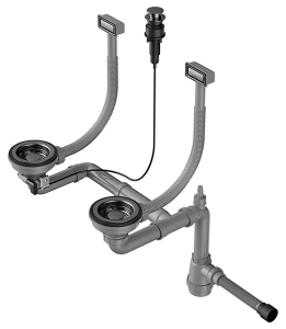 Сифон для мойки Omoikiri WK-2-GM-A