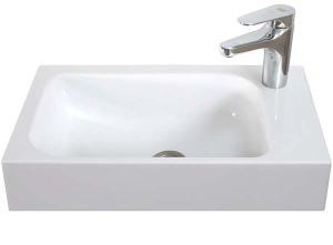 Умывальник Belux Темпо 500-01 белый матовый Solid Surface