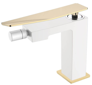 Смеситель для биде Boheme Q 146-WG.2 White Gold