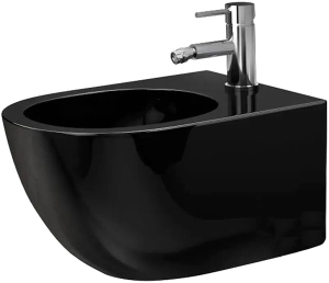 Подвесное биде Rea Carlo Mini Black Mat C9901 / Black C6380