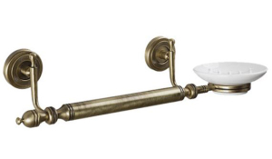Держатель для полотенец Caprigo Royal 6716 c/br с мыльницей