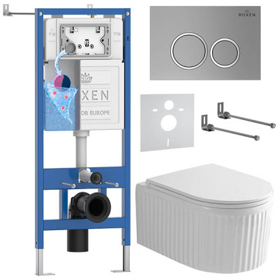 Комплект инсталляции 6 в 1 Roxen StounFix Dual Fresh 968246 с аромадозатором