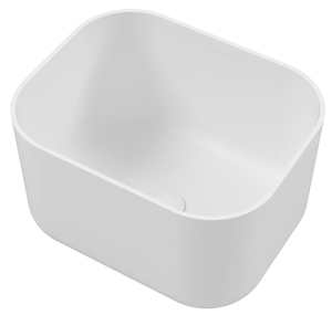 Умывальник Whitecross Lazurit белый матовый Solid Surface