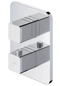 Смеситель встраиваемый Omnires Parma PM7436CR с термостатом (2 функции)