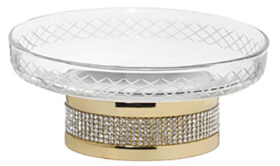 Мыльница Boheme Royal Cristal 10930-G / 10930-G-B