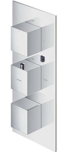 Смеситель встраиваемый Omnires Fresh FR7138/6CR с термостатом (3 функции)