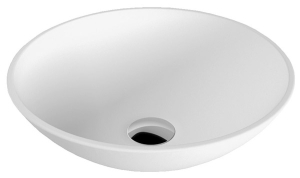 Умывальник Whitecross Jade белый матовый Solid Surface
