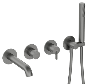 Смеситель встраиваемый Deante Silia Titanium BQS D18P для ванны и душа