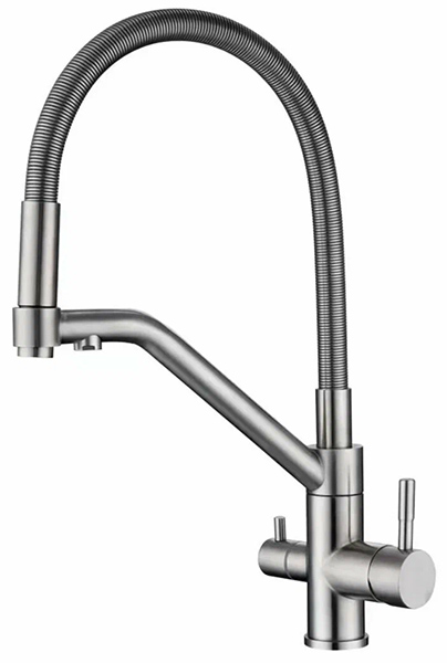 Смеситель для кухонной мойки Hansen HN15056-G с подключением к фильтру воды