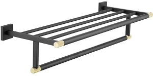 Полка для полотенец с держателем Rose RG3008H