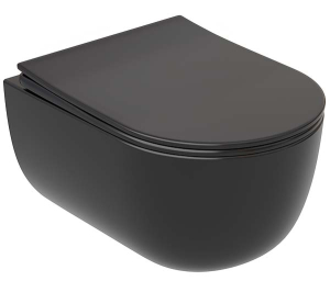 Подвесной унитаз CeramicaNova Modena CN6063MB Rimless Soft Close