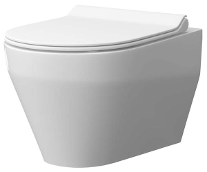 Подвесной унитаз Керамин Бари R Нова Slim Soft Close