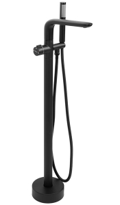 Смеситель для ванны Rea Clark black REA-B5300 напольный