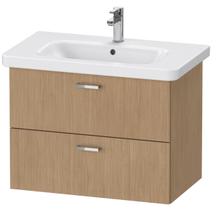 Тумба под умывальник Duravit XBase XB619005252 в комплекте с умывальником Duravit D-Code