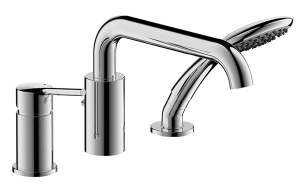 Смеситель на борт ванны на 3 отверстия Bravat Angel F5172217CP-1-RUS