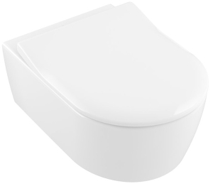 Подвесной унитаз Villeroy&Boch Avento 5656RS01 безободковый с сиденьем Soft Close