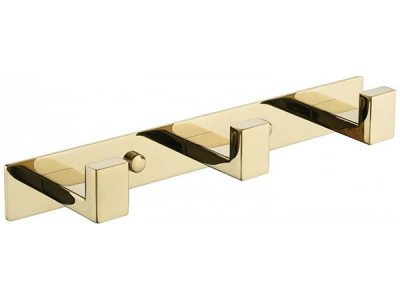 Планка с крючками Grocenberg AC0012 / AC0013 / AC0014 золото / золото матовое
