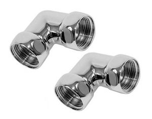 Комплект угловых американок 1 1/4"х1 1/4" Г/Г