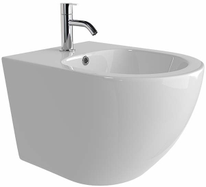 Подвесное биде CeramicaNova Forma CN3010 с донным клапаном