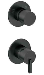 Смеситель встраиваемый Deante Silia Nero BQS N44P (2 функции)