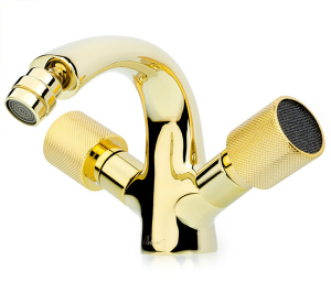 Смеситель для биде Boheme Royal Crystal 296-Royal/CRST black