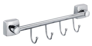 Планка с крючками Fixsen Kvadro FX-61305B-4
