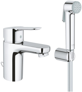 Смеситель для умывальника Grohe BauEdge 23757000 с гигиеническим душем