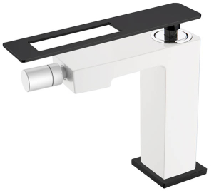 Смеситель для биде Boheme Q 146-WB White Black