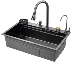 Кухонная мойка Savol S-SC003Q со смесителем 8 в 1