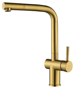 Смеситель для кухонной мойки Zorg Titan Premium PVD Gold