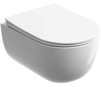 Подвесной унитаз CeramicaNova Modena CN6063 / CN6063MW Rimless Soft Close