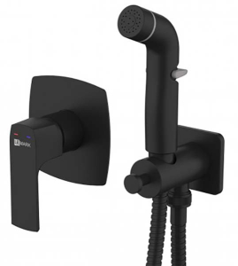 Смеситель встраиваемый Lemark Ursus LM7219BL с гигиеническим душем