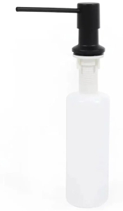 Дозатор для моющих средств Rea black matt round BAT-05000