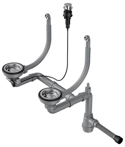 Сифон для мойки Omoikiri WK-2-R-A-IN