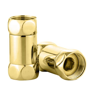 Комплект прямых американок 1"x1" Г/Г золото