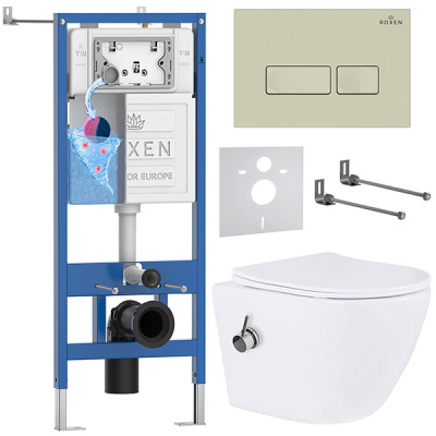 Комплект инсталляции 6 в 1 Roxen StounFix Dual Fresh 966690 с аромадозатором