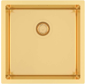 Кухонная мойка AquaSanita Steel Der 100 X-G gold