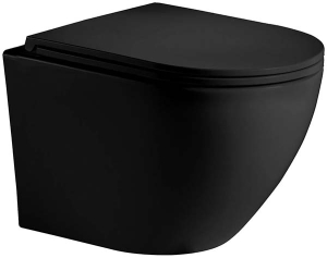 Подвесной унитаз WeltWasser Merzbach 041 XL MT-BL