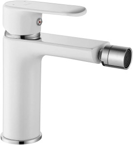 Смеситель для биде Rea Bloom White Chrom REA-B9916