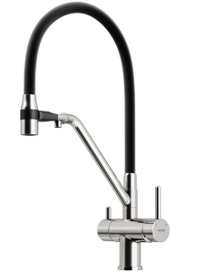 Смеситель для кухонной мойки Sancos Dora SC4003CH / SC4003BN с подключением к фильтру воды