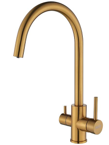 Смеситель для кухонной мойки Arfeka Dione Gold PVD под фильтр