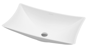 Умывальник Whitecross Coral белый матовый Solid Surface
