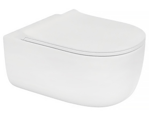 Подвесной унитаз Bocchi V-Tondo Rimless с сиденьем Slim Soft Close