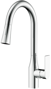 Смеситель для кухонной мойки Kaiser Linear 59044 с выдвижным изливом